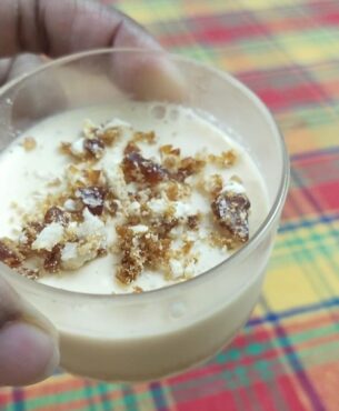 Caramel panna cotta